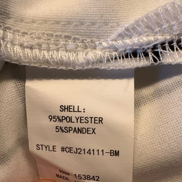 Zara White and Black Long Vest with Notched Lapels - Picture 10 of 10